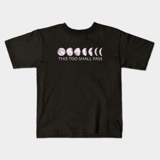Moon Phase Mental Health Kids T-Shirt